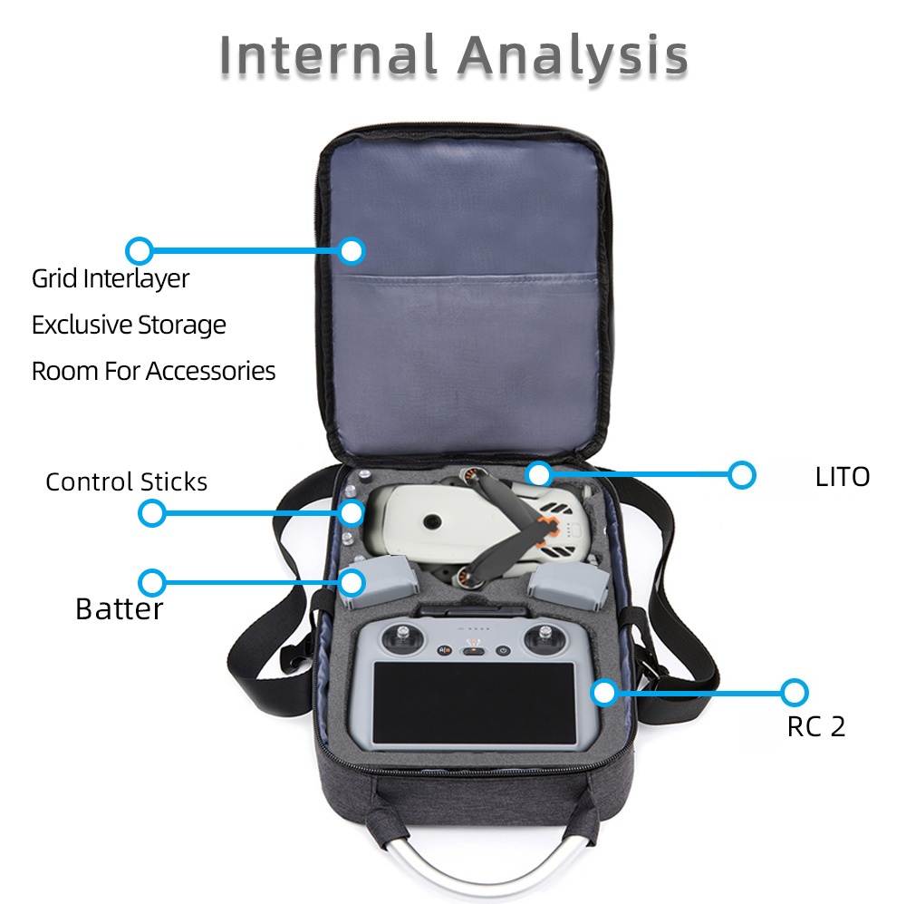 For DJI Lito X1 Organizer Bag  - Rc Helicopter Bag 评论和价格